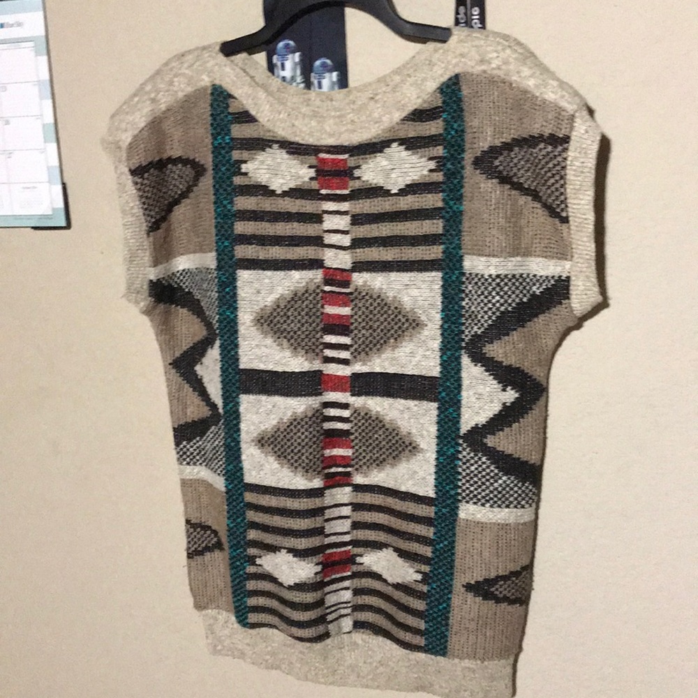 Tribal designed sweater shirt